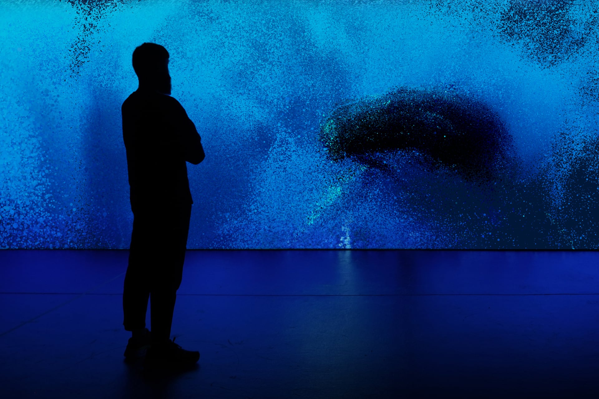 ‘Seeing Echoes in the Mind of the Whale’ by Marshmallow Laser Feast, courtesy of the artist