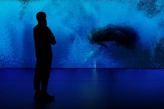 ‘Seeing Echoes in the Mind of the Whale’ by Marshmallow Laser Feast, courtesy of the artist