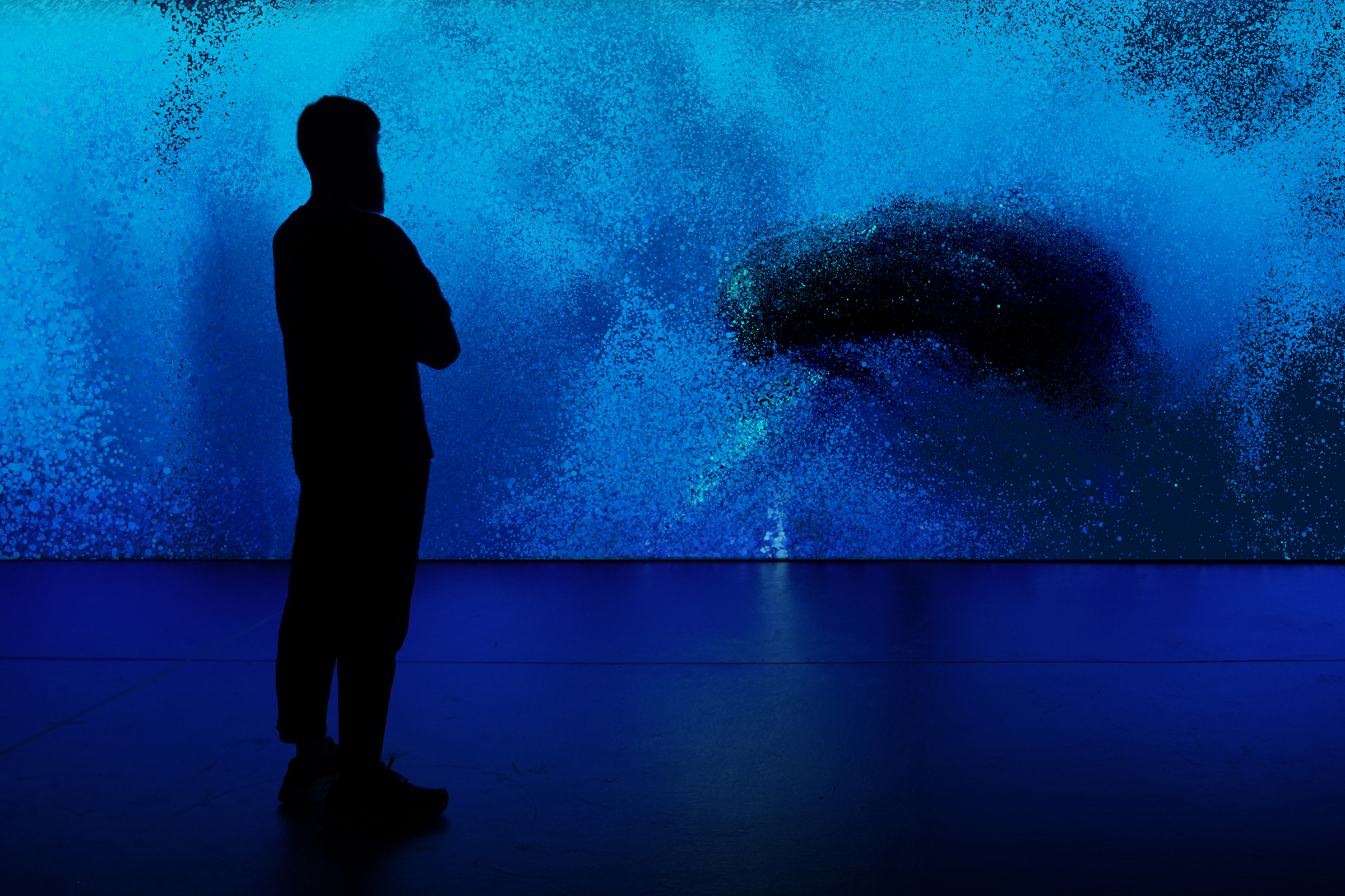 ‘Seeing Echoes in the Mind of the Whale’ by Marshmallow Laser Feast, courtesy of the artist