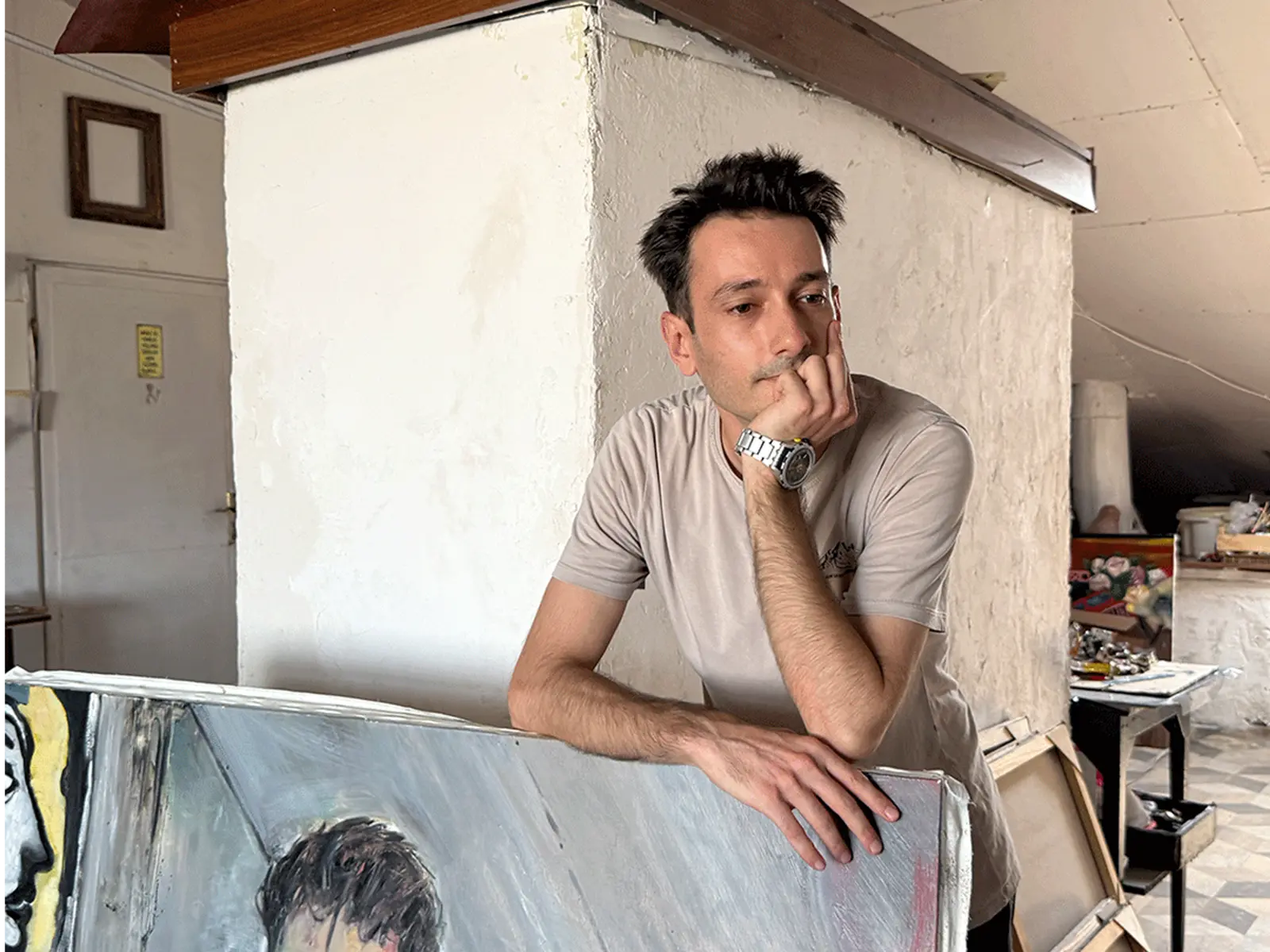 In the artist’s studio (2025)